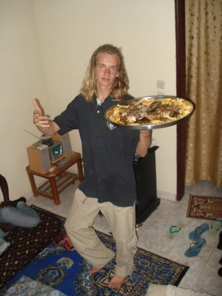 daan et son plat de poisson